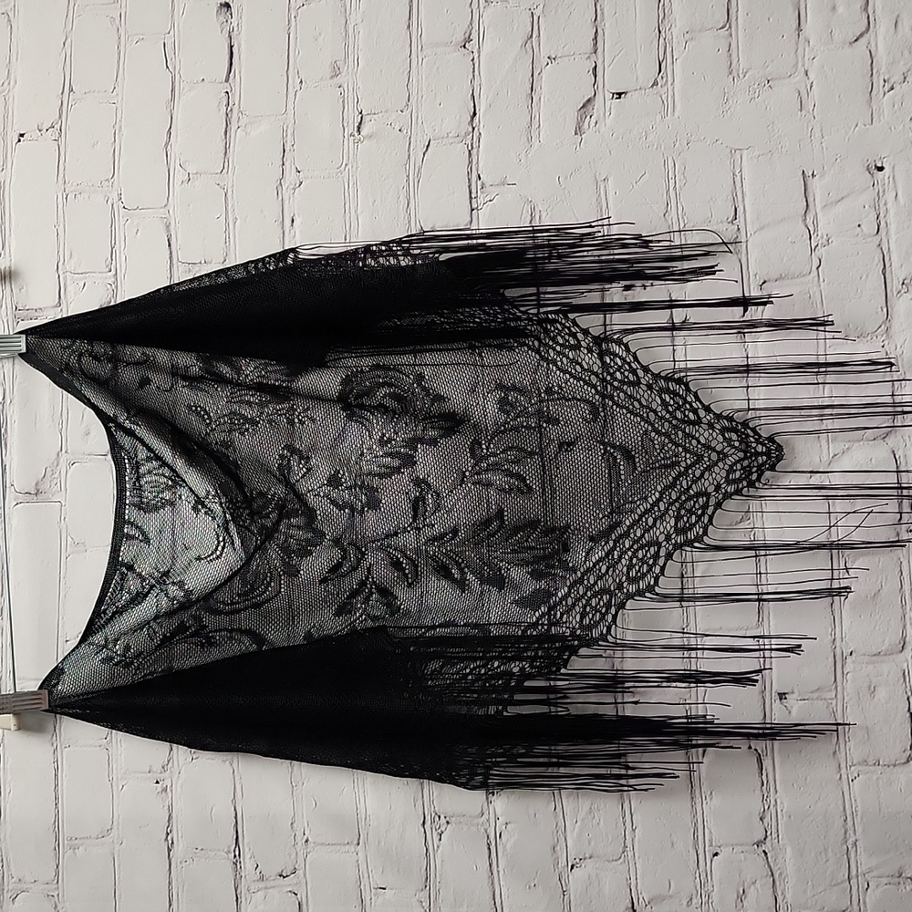 Shawl Lace black